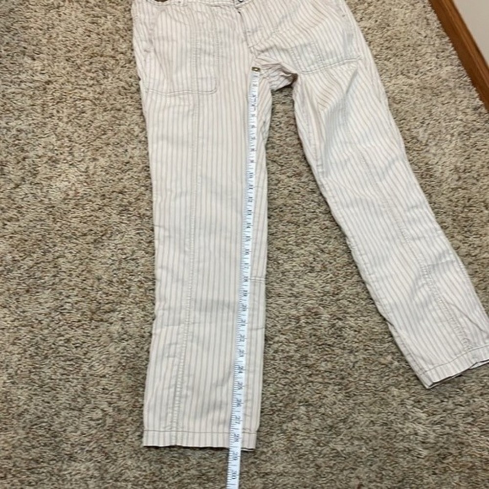SOLD - Anthropologie Hei Hei Beachwalk Utility Stripe Neutral Pants Size 28 - Picture 13 of 13